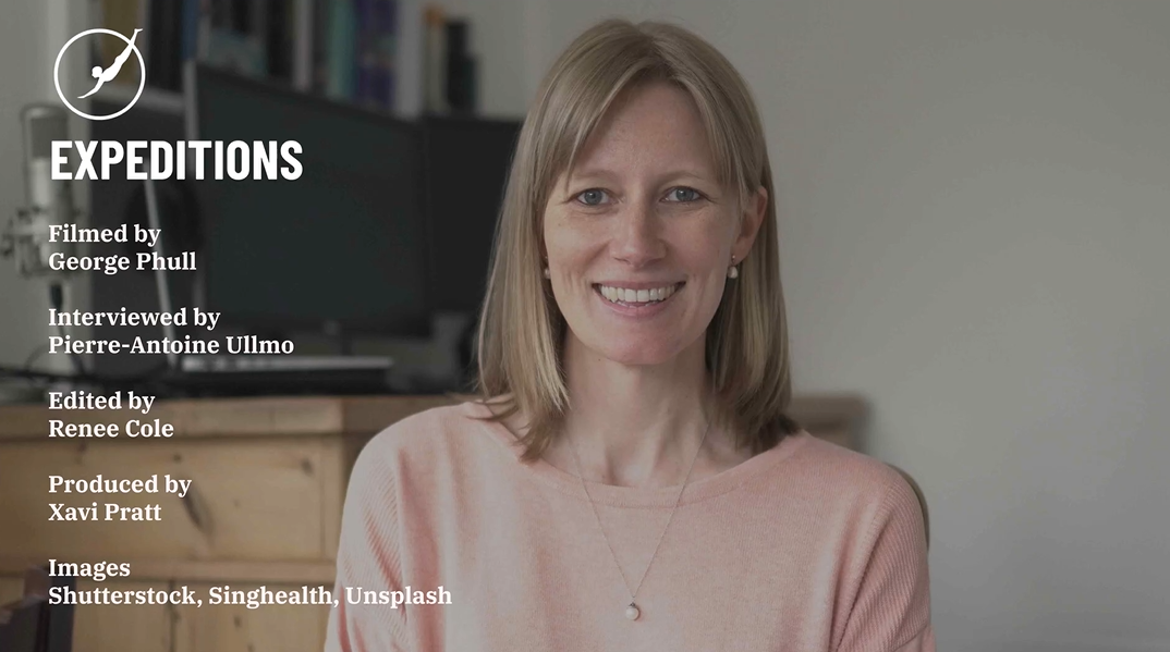 A video thumbnail shows Prof Daisy Fancourt speaking to camera.